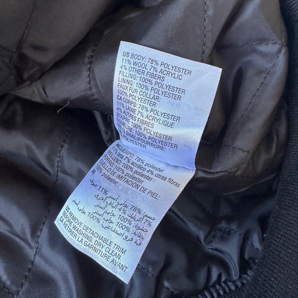 INC International Concepts Loki Ivory Black Plaid Wool Blend Jacket Men’s Large - Picture 6 of 8